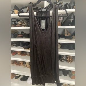 lane Bryant Black with gold fleck Tank